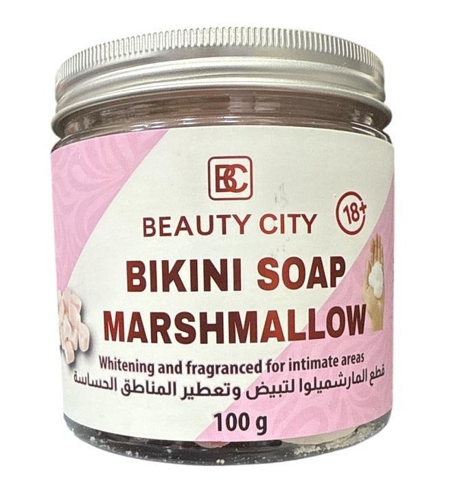 Beauty City Bikini Soap Marshmallow Whitening And Fragranced For Intimate Areas 100g - Image 1